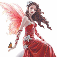 Figurine F&eacute;e Nene Thomas Crimson Lily