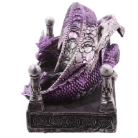 Figurine Dragon violet couch&eacute;