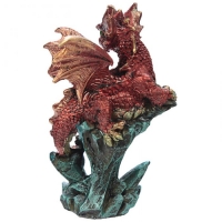 Petite figurine de Dragon rouge