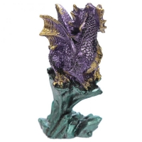 Petite figurine de Dragon violet