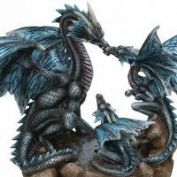 Figurine de Dragon avec Dragonnets