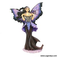 figurine de f&eacute;e amy brown blue goth fairysite
