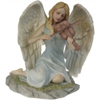 Figurine Fée Ange avec violon