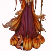 Figurine de F&eacute;e G&eacute;ante Amy Brown Pumpkin Queen