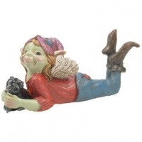 Figurine Pixie ange avec Chat