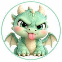 Magnet G&eacute;ant Dragon Grimace #02