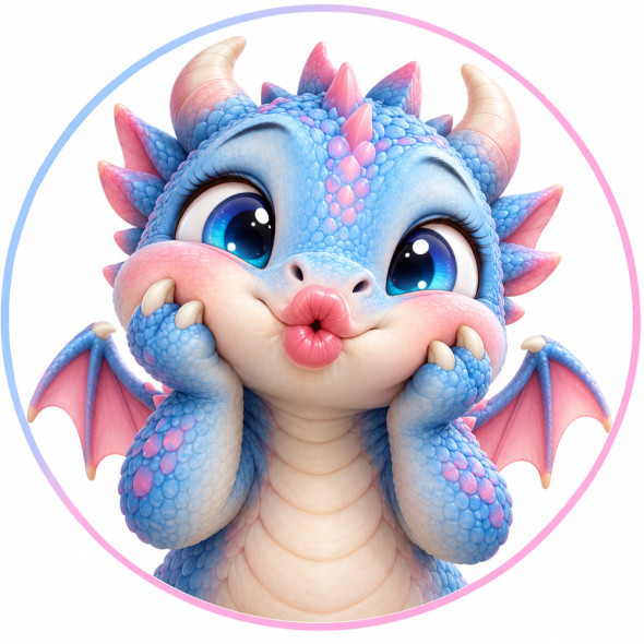Magnet G&eacute;ant Dragon Grimace #3 / Magnets Dragons