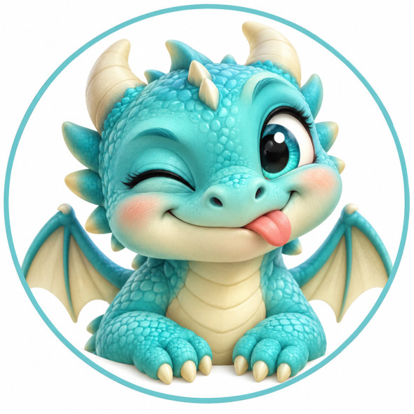 Magnet G&eacute;ant Dragon Grimace #5 / Magnets Dragons