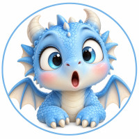 Magnet G&eacute;ant Dragon Grimace #06