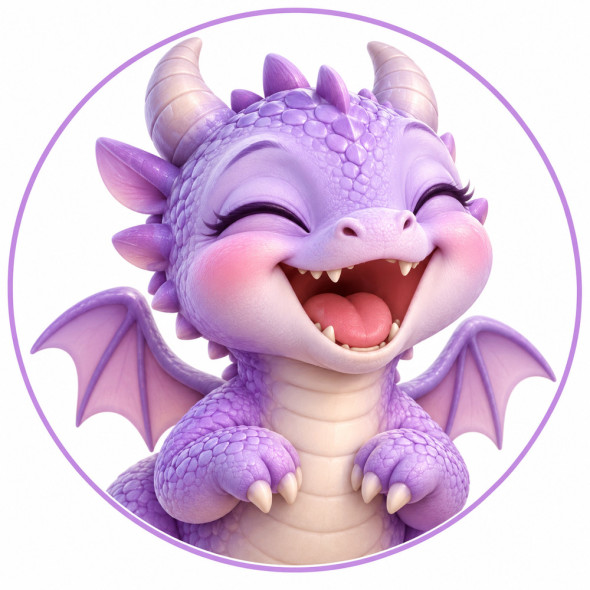 Magnet G&eacute;ant Dragon Grimace #7 / Meilleurs ventes