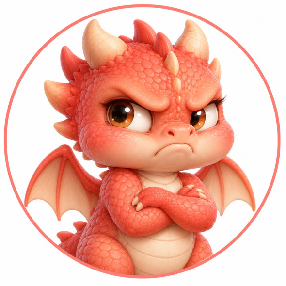 Magnet G&eacute;ant Dragon Grimace #8 / Meilleurs ventes
