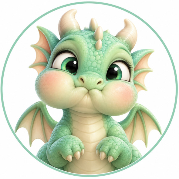 Magnet G&eacute;ant Dragon Grimace #9 / Magnets Dragons