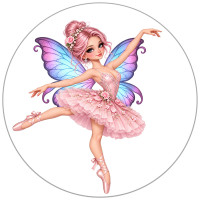 Magnet G&eacute;ant F&eacute;e Danseuse B
