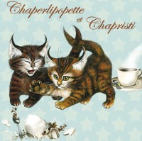 Magnet Chat Séverine Pineaux Chaperlipopette et Chapristi MAK015