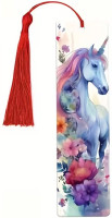 Marque-Page en bois Licorne
