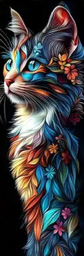 Marque-Page Chat "Fantastic Cat #4" / Marque-Pages Chats