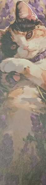 Marque-Page Chat avec fleurs / Marque-Pages Chats