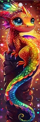 Marque-Page Dragon "Funny Dragon #1" / Marque-Pages Dragons