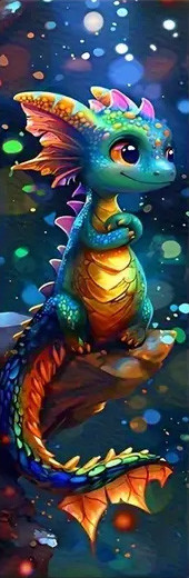 Marque-Page Dragon "Funny Dragon #6" / Marque-Pages Dragons
