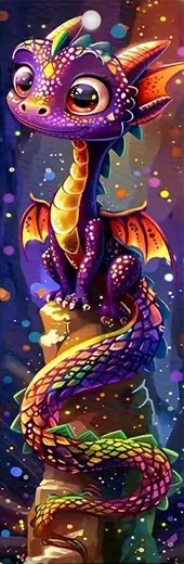 Marque-Page Dragon "Funny Dragon #4" / Marque-Pages Dragons