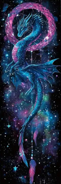 Marque-Page Dragon "Mystical Dragon #4" / Marque-Pages Féeriques