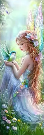 Marque-Page Fée "Garden Fairy #3" / Marque-Pages Fées