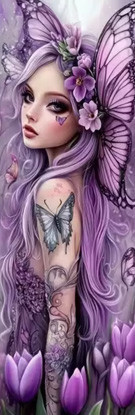 Marque-Page Fée "Lilac Fairy #4" / Marque-Pages Fées