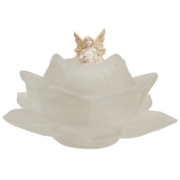 Mini Fée Fleur de Lotus Verre Blanc 12094-24901