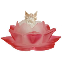 Mini Fée Fleur de Lotus Verre Rouge 12090-24901