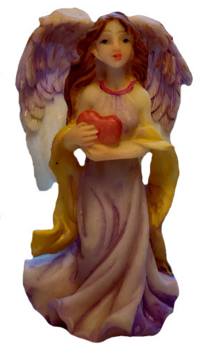 Mini Ange avec coeur / Statuettes Anges
