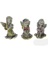 mini figurines de fées en métal