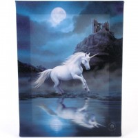 annes stokes toile sur chassis Moonlight Unicorn