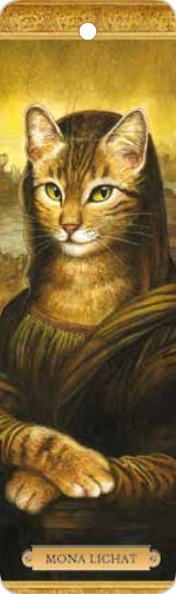 Marque-Page Chat "Mona Lichat" / Marque-Pages Chats