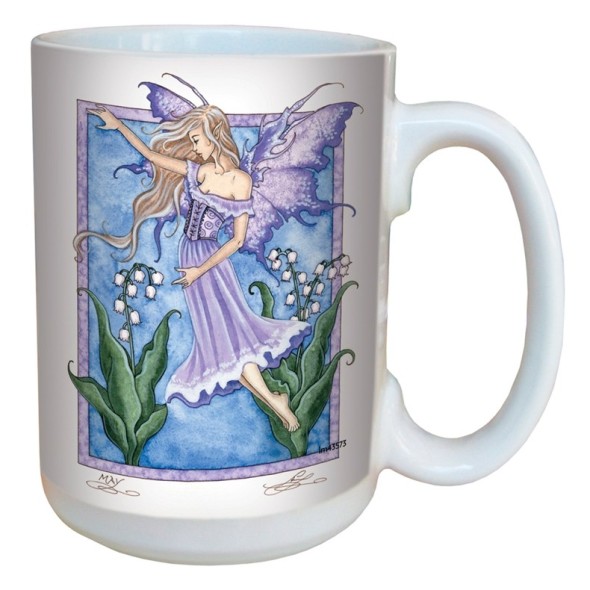Mug Féerique Jumbo "Lily of the Valley" / Amy Brown