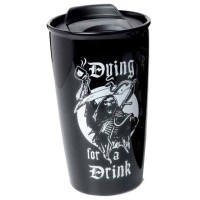 Mug de voyage gothique Dying for a Drink