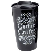 Mug de voyage gothique Gothee Coffee