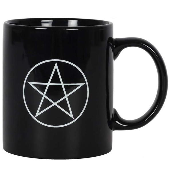 Mug gothique "Black Pentagram" / Accessoires Gothiques