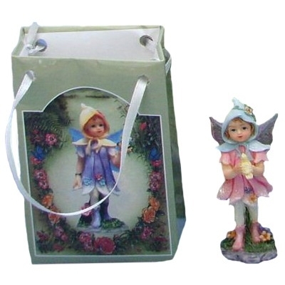 Mini Figurine de Fée Rose + Sac / Toutes les Figurines de Fées