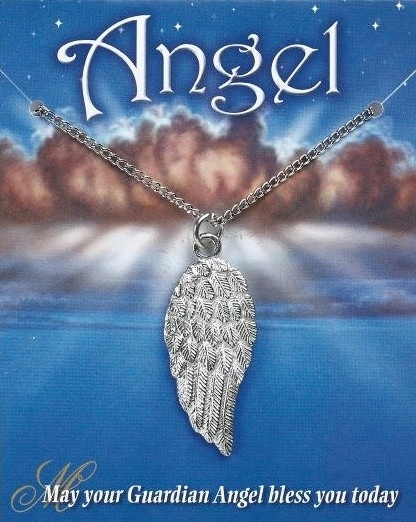 Pendentif Aile d'Ange plaqué Argent / Bijoux Anges