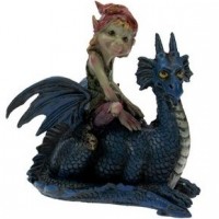 Figurine de Pixie avec Dragon
