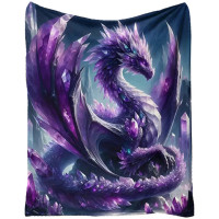 Plaid Dragon - Amethyst Dragon