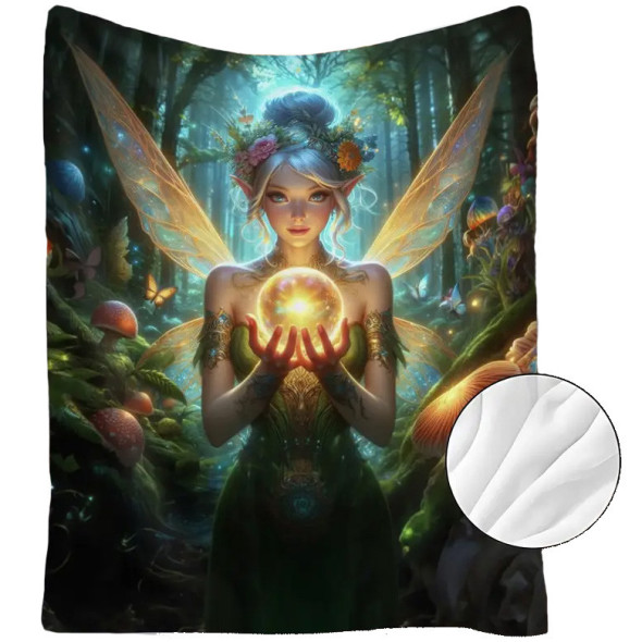 Plaid "Enchanted Forest" 130X150 / Plaids Fées