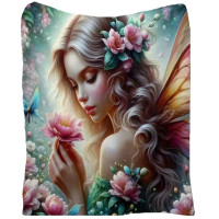 Plaid Fée - Fairy Flowers