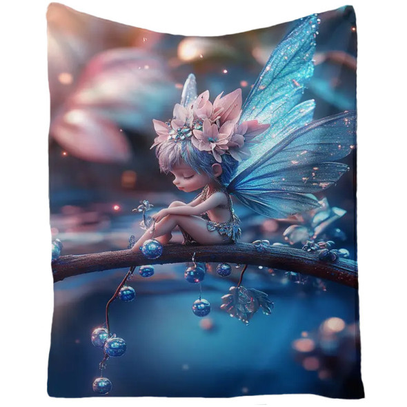 Plaid "Mae Fairy" 70x100 cm / Plaids Fées