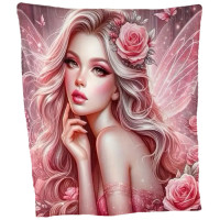 Plaid Fée - Pink Rose Fairy