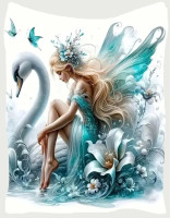 Plaid Fée - Swan Fairy