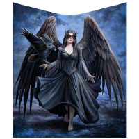 Plaid Féerique Anne Stokes Raven Fairy B4807P9