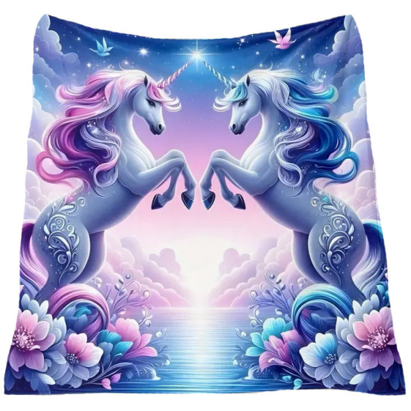 Plaid Licorne "Unicorn Twins" / Nouveautés