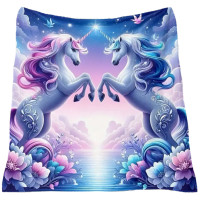Plaid Licorne - Unicorn Twins