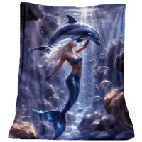 Plaid Sirène - Dolphin Mermaid